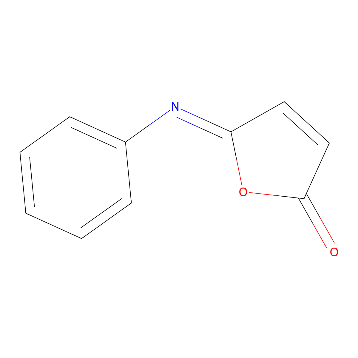 N-Phenylisomaleimide molecular structure, CAS 19990-26-2