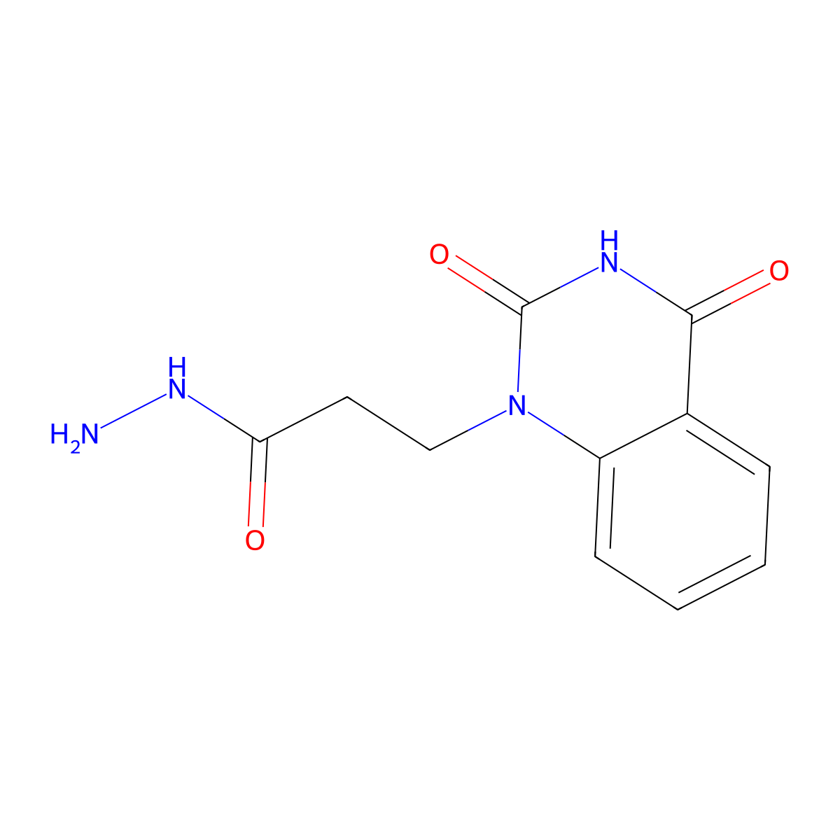3-(2,4-Dioxo-1,2,3,4-tetrahydroquinazolin-1-yl)propanehydrazide molecular structure, CAS 199915-80-5