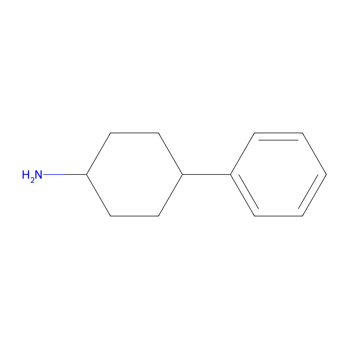 4-Phenylcyclohexylamine molecular structure, CAS 19992-45-1