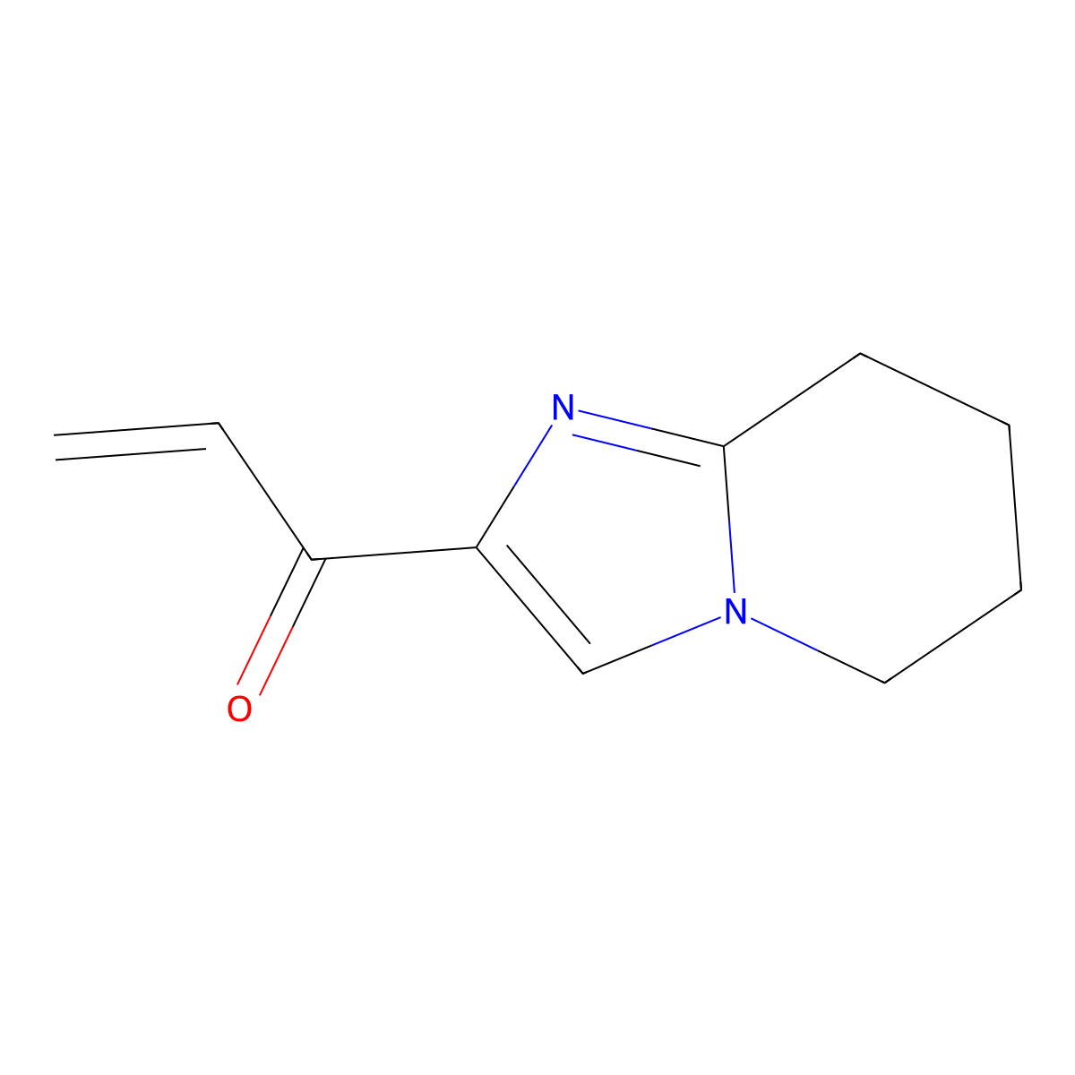 1-(5,6,7,8-Tetrahydroimidazo[1,2-a]pyridin-2-yl)prop-2-en-1-one molecular structure, CAS 1999574-83-2