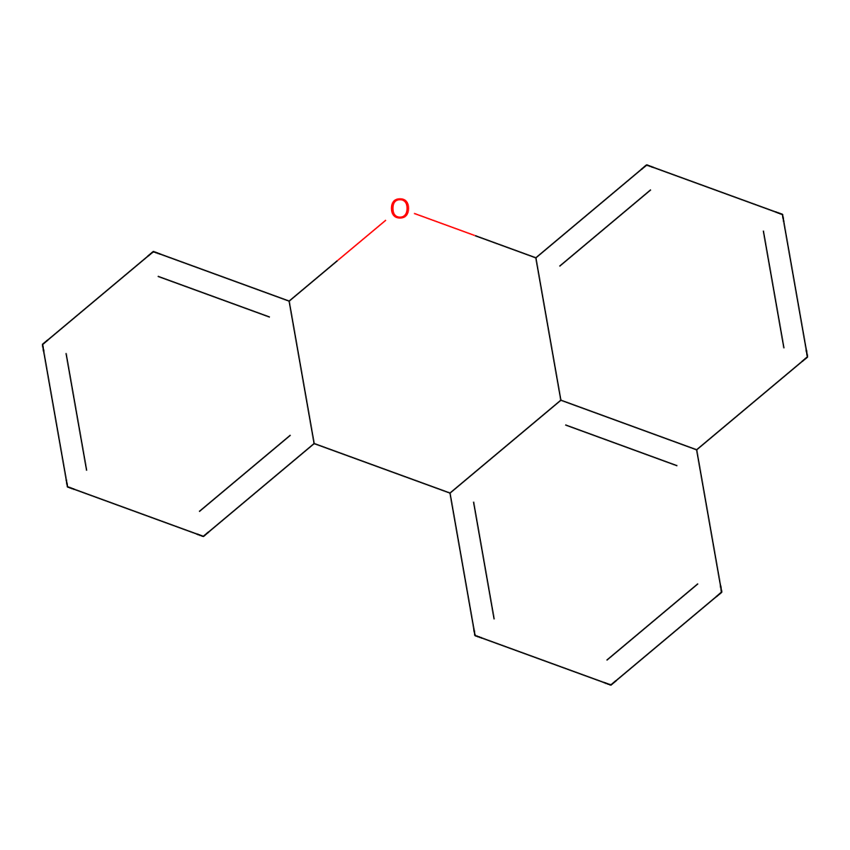 Benzo(kl)xanthene molecular structure, CAS 200-23-7