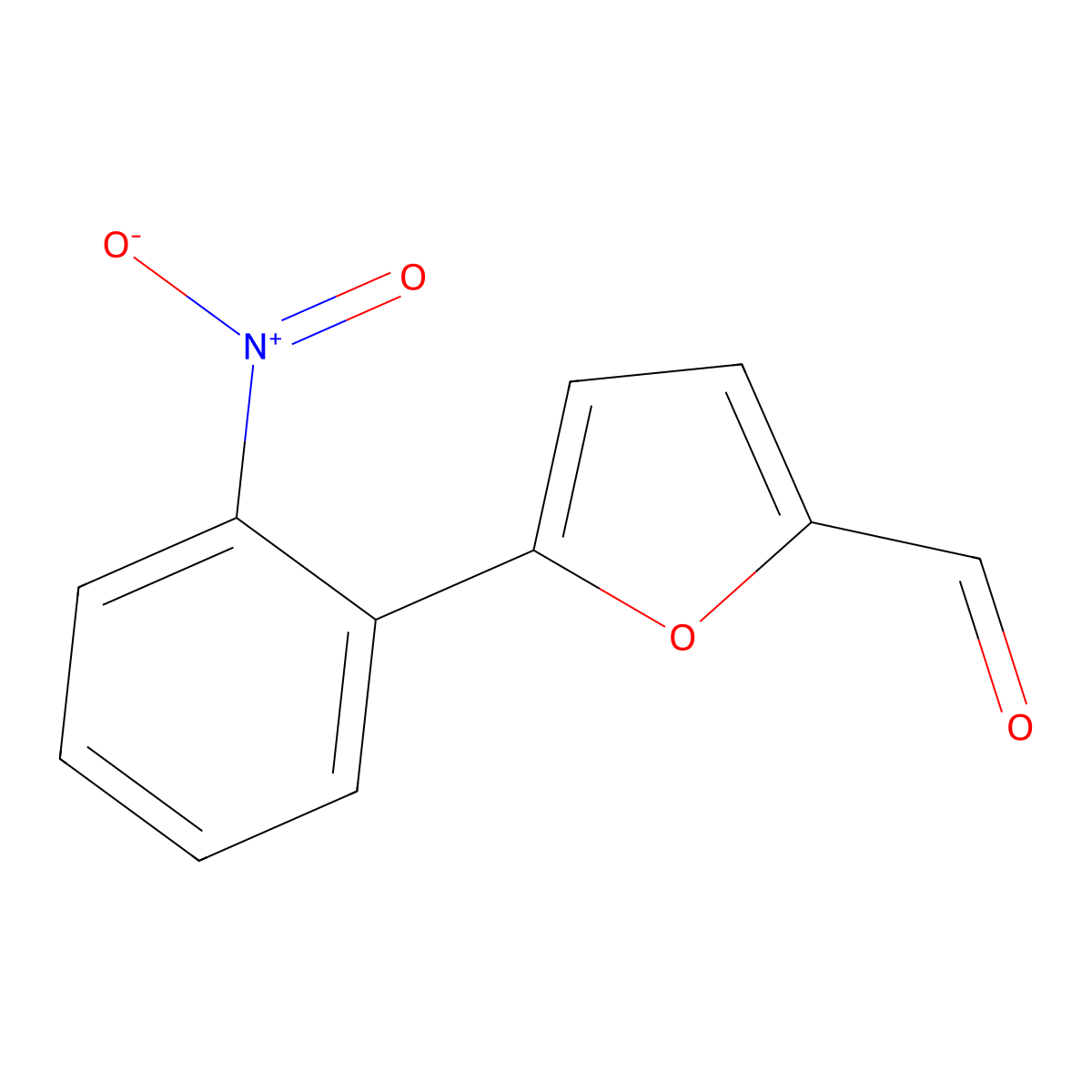 5-(2-Nitrophenyl)-2-furaldehyde molecular structure, CAS 20000-96-8