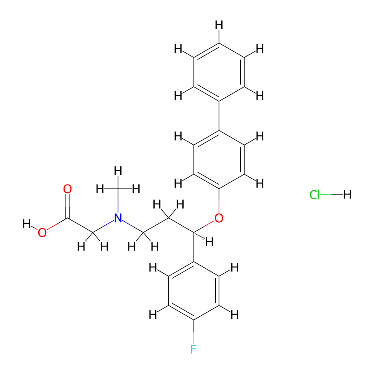 ALX 5407 hydrochloride molecular structure, CAS 200006-08-2