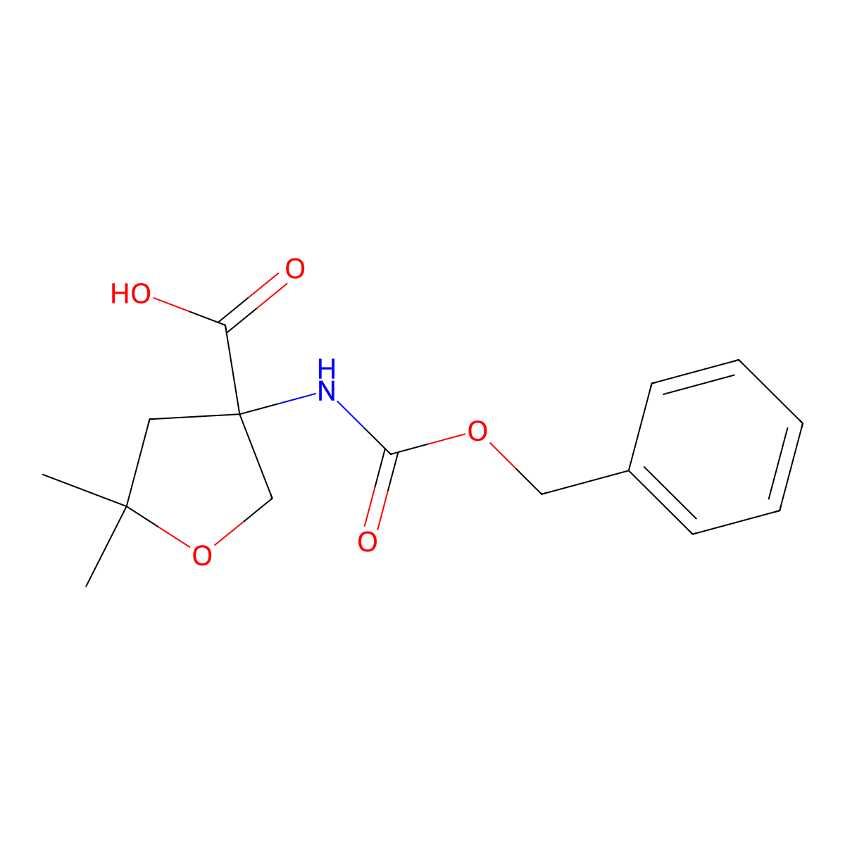 3-{[(Benzyloxy)carbonyl]amino}-5,5-dimethyloxolane-3-carboxylic acid molecular structure, CAS 2000377-99-9