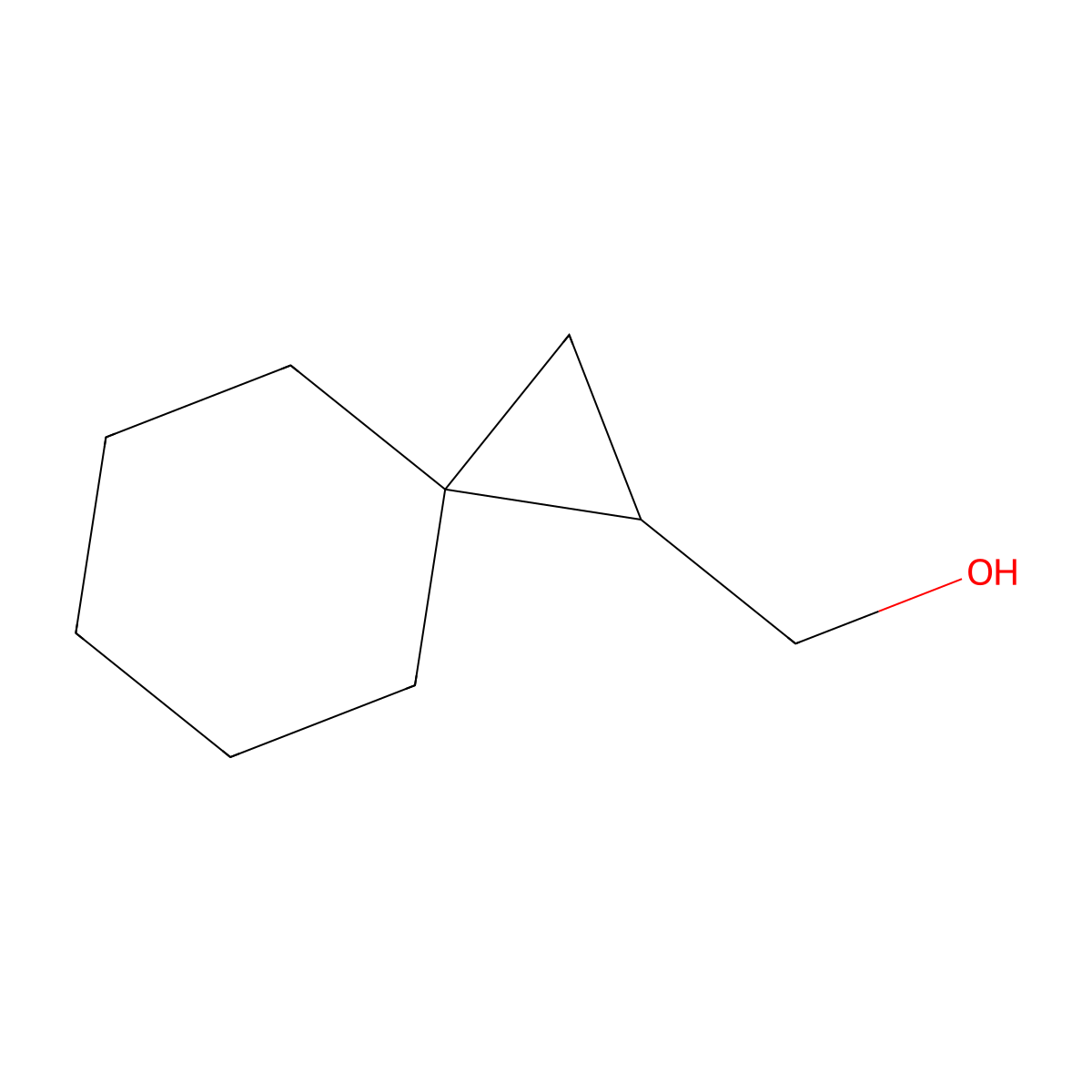 {Spiro[2.5]octan-1-yl}methanol molecular structure, CAS 200055-30-7