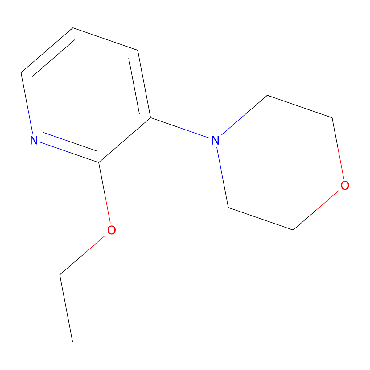 4-(2-Ethoxypyridin-3-yl)morpholine molecular structure, CAS 200064-08-0