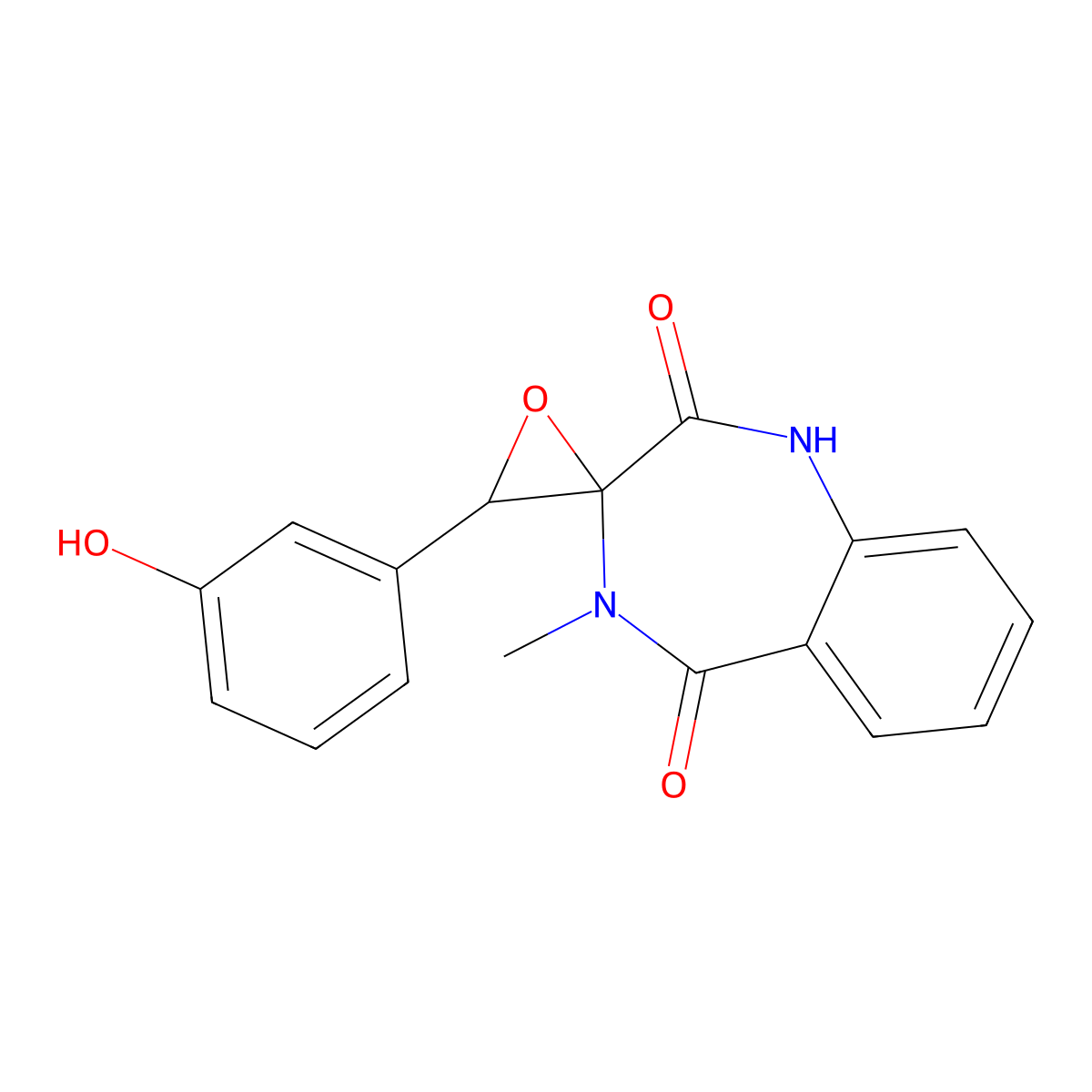 Cyclopenol molecular structure, CAS 20007-85-6