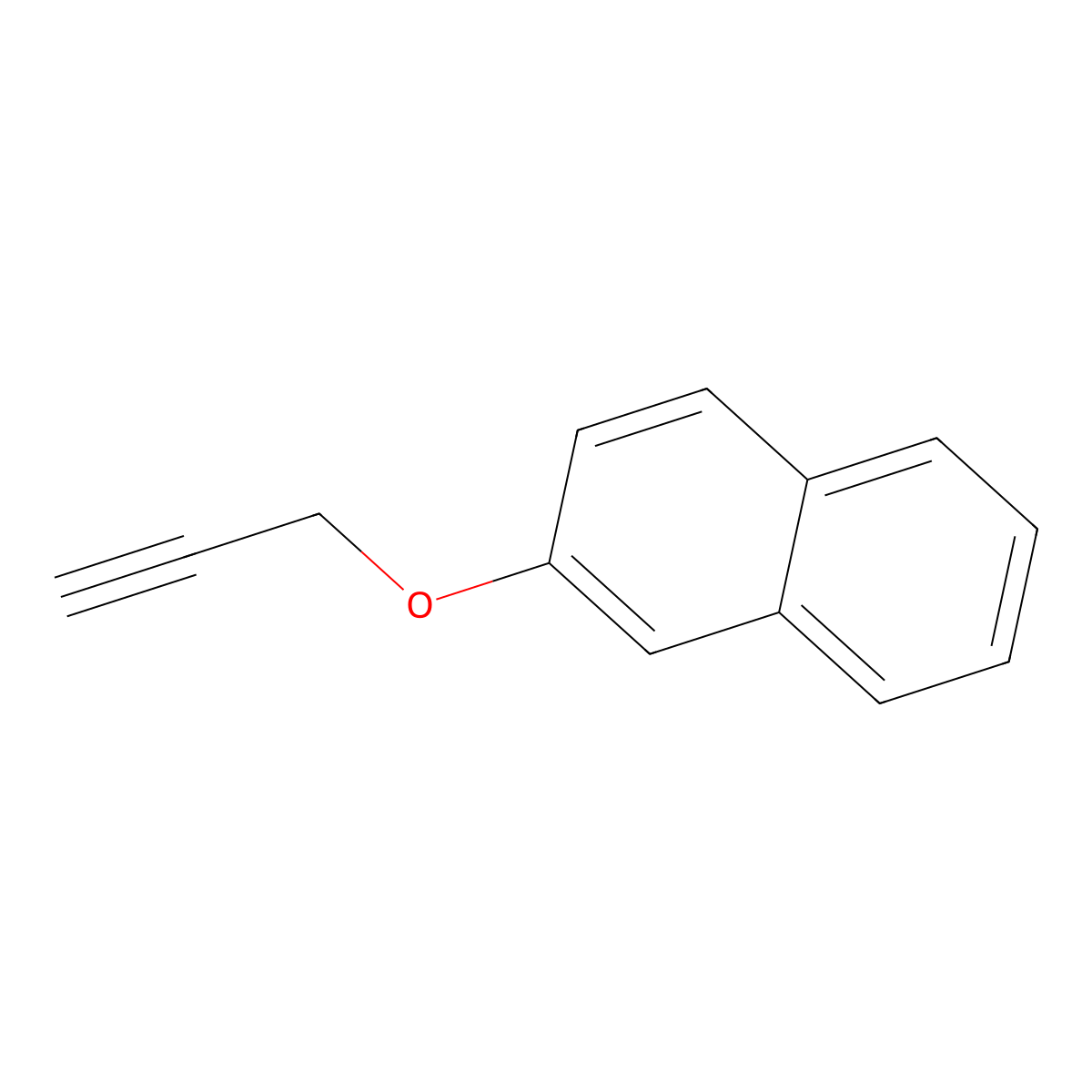 2-(2-Propynyloxy)naphthalene molecular structure, CAS 20009-28-3