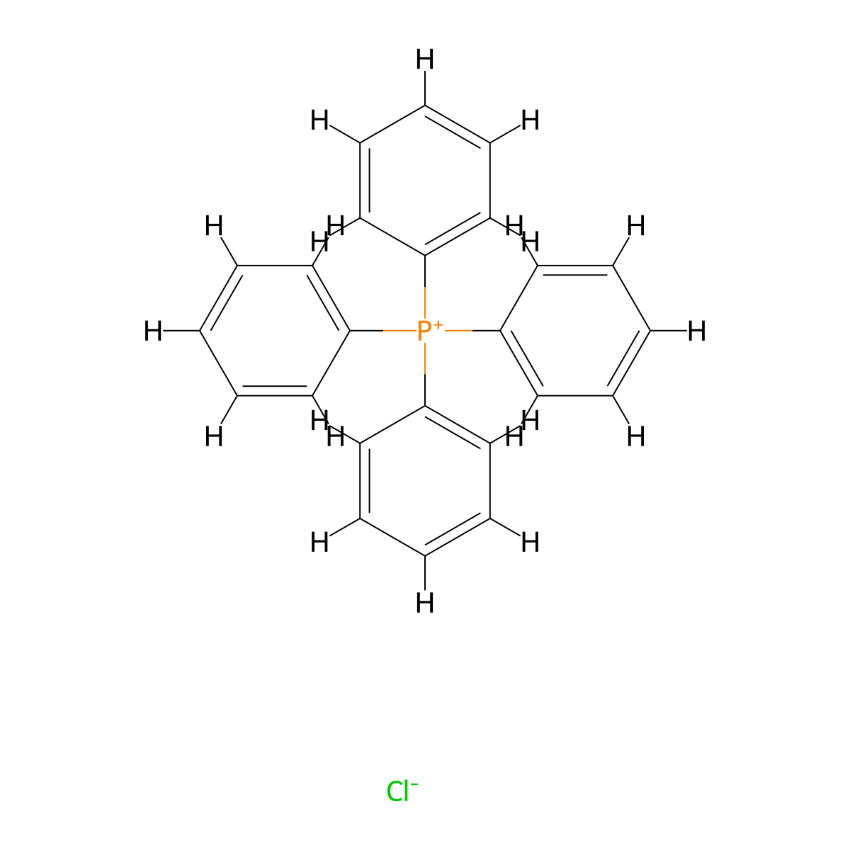 Tetraphenylphosphonium Chloride molecular structure, CAS 2001-45-8