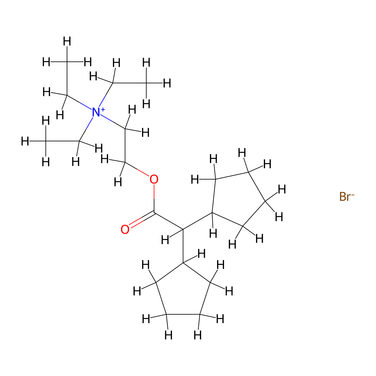 Diponium Bromide molecular structure, CAS 2001-81-2