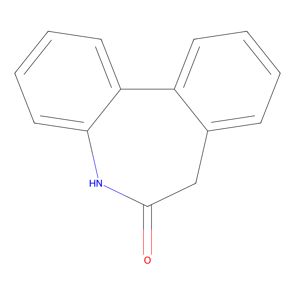 8-Azatricyclo[9.4.0.0,2,7]pentadeca-1(15),2,4,6,11,13-hexaen-9-one molecular structure, CAS 20011-90-9