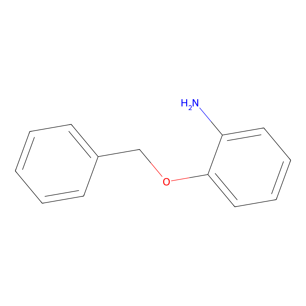 2-Benzyloxyaniline molecular structure, CAS 20012-63-9