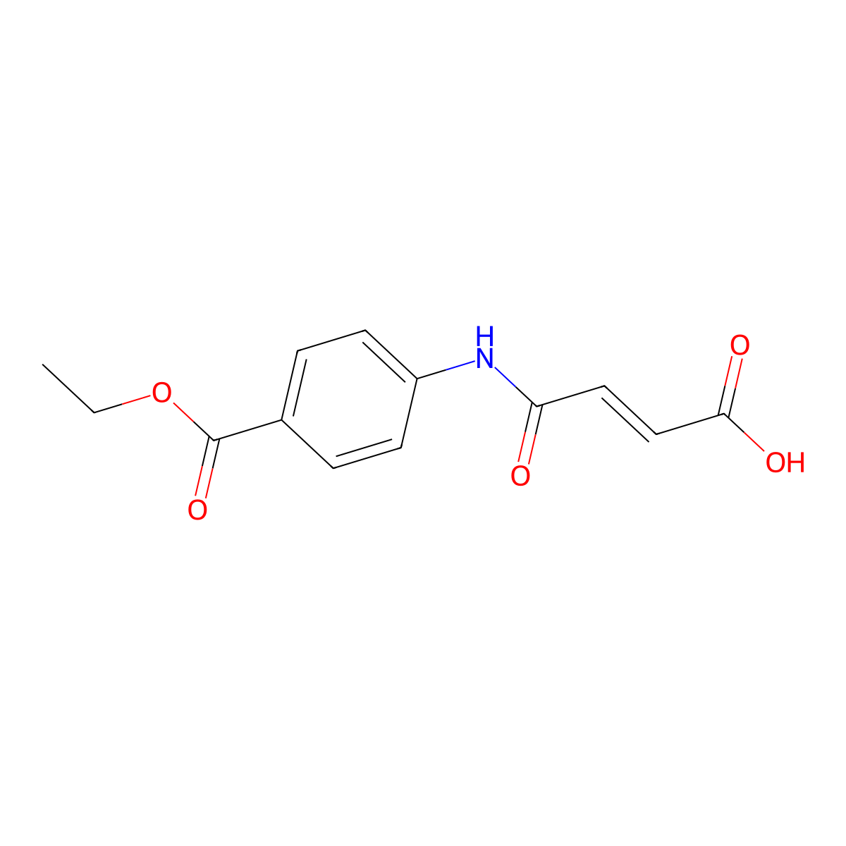 4-(4-Ethoxycarbonylanilino)-4-oxobut-2-enoic acid molecular structure, CAS 200126-82-5