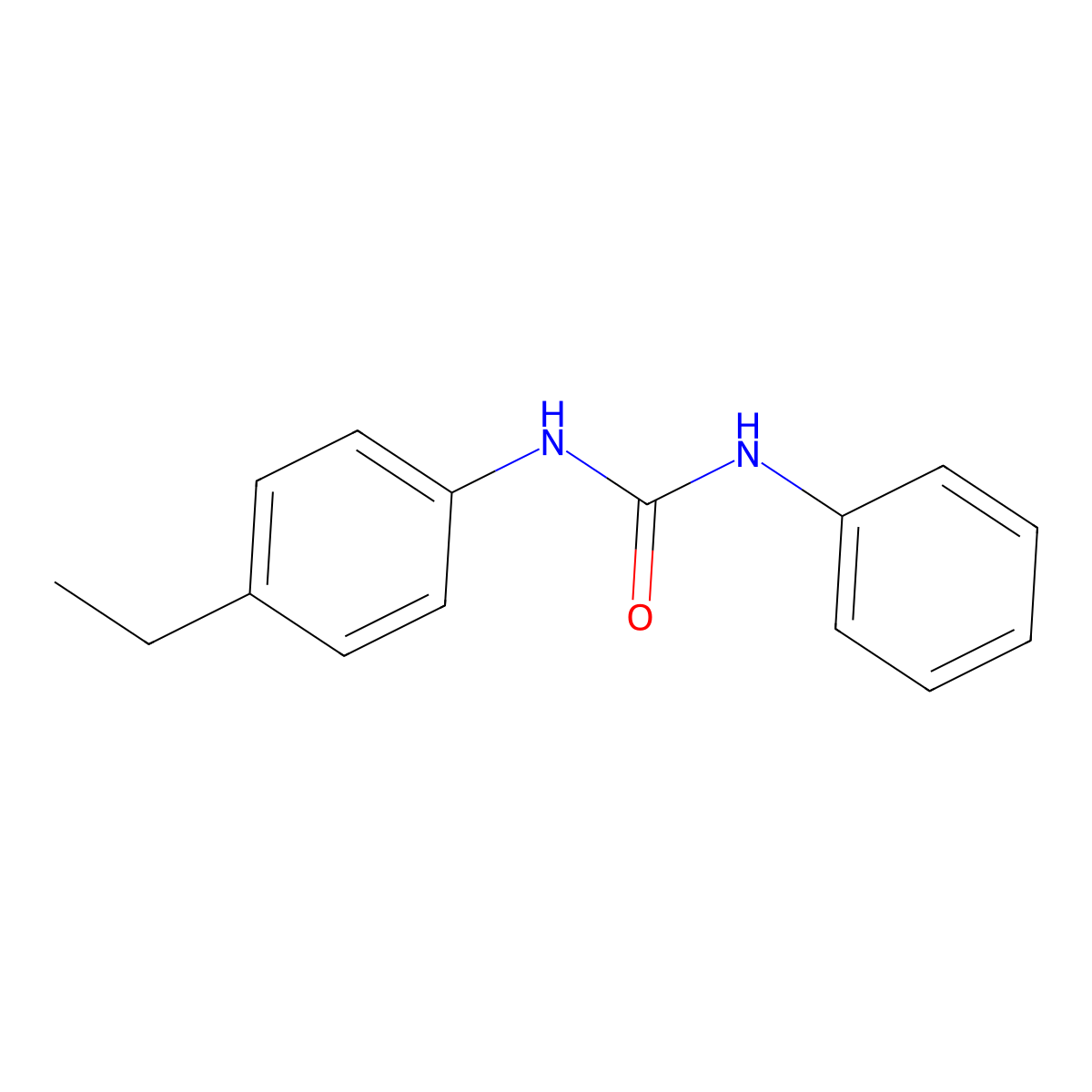 1-(4-Ethylphenyl)-3-phenylurea molecular structure, CAS 200134-22-1