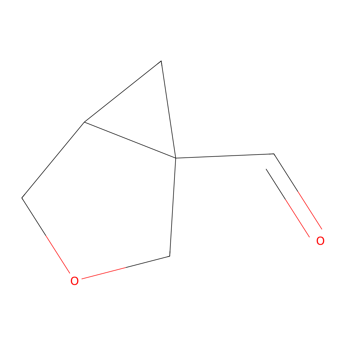 3-Oxabicyclo(3.1.0)hexane-1-carbaldehyde molecular structure, CAS 2001858-28-0