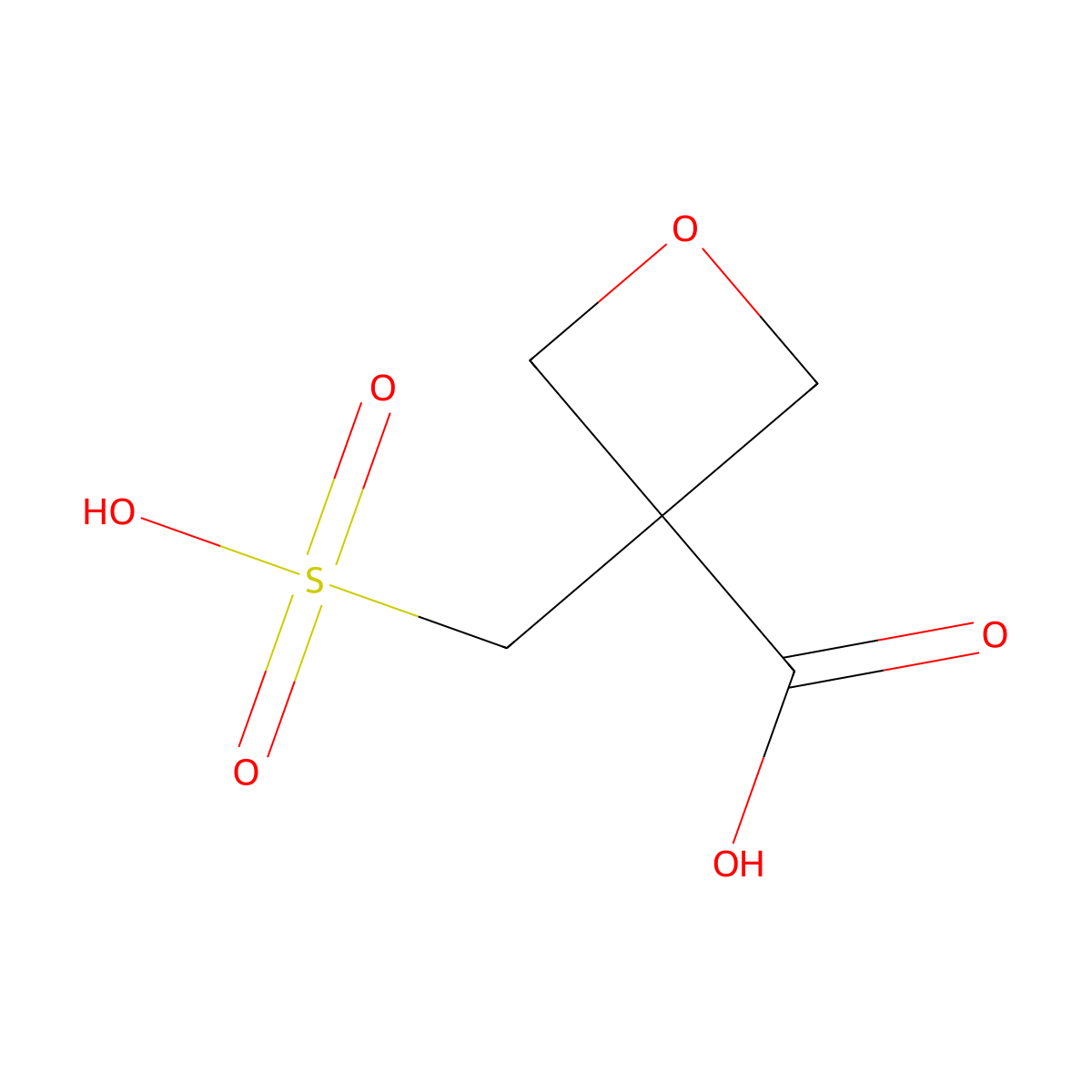 3-(Sulfomethyl)oxetane-3-carboxylic acid molecular structure, CAS 2002032-76-8