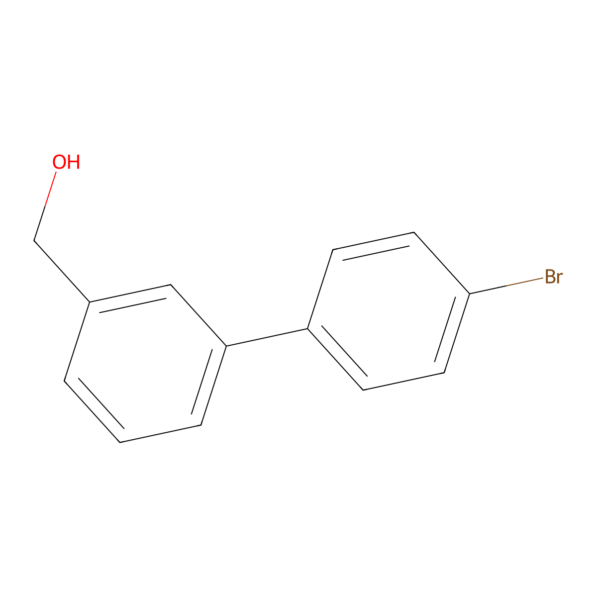 (4'-Bromo-[1,1'-biphenyl]-3-yl)methanol molecular structure, CAS 2002045-63-6