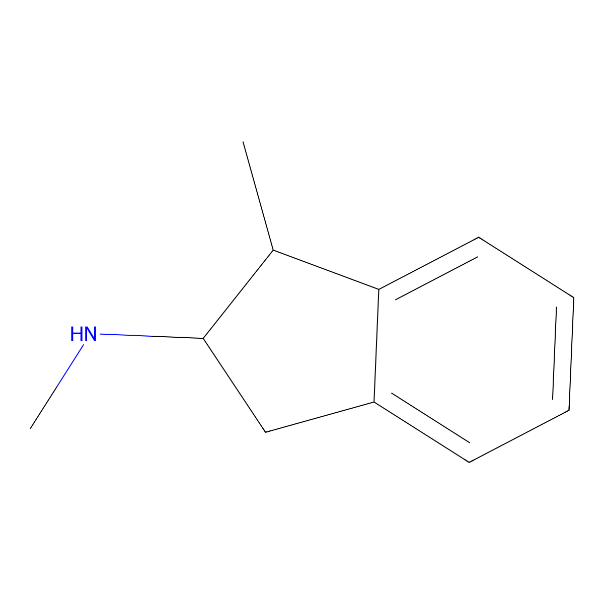 N,1-Dimethyl-2,3-dihydro-1H-inden-2-amine molecular structure, CAS 2002254-80-8