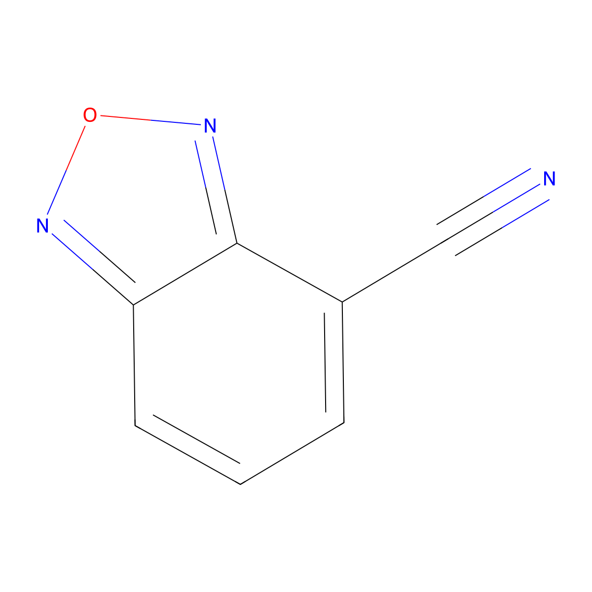 Benzo[c][1,2,5]oxadiazole-4-carbonitrile molecular structure, CAS 2002458-84-4