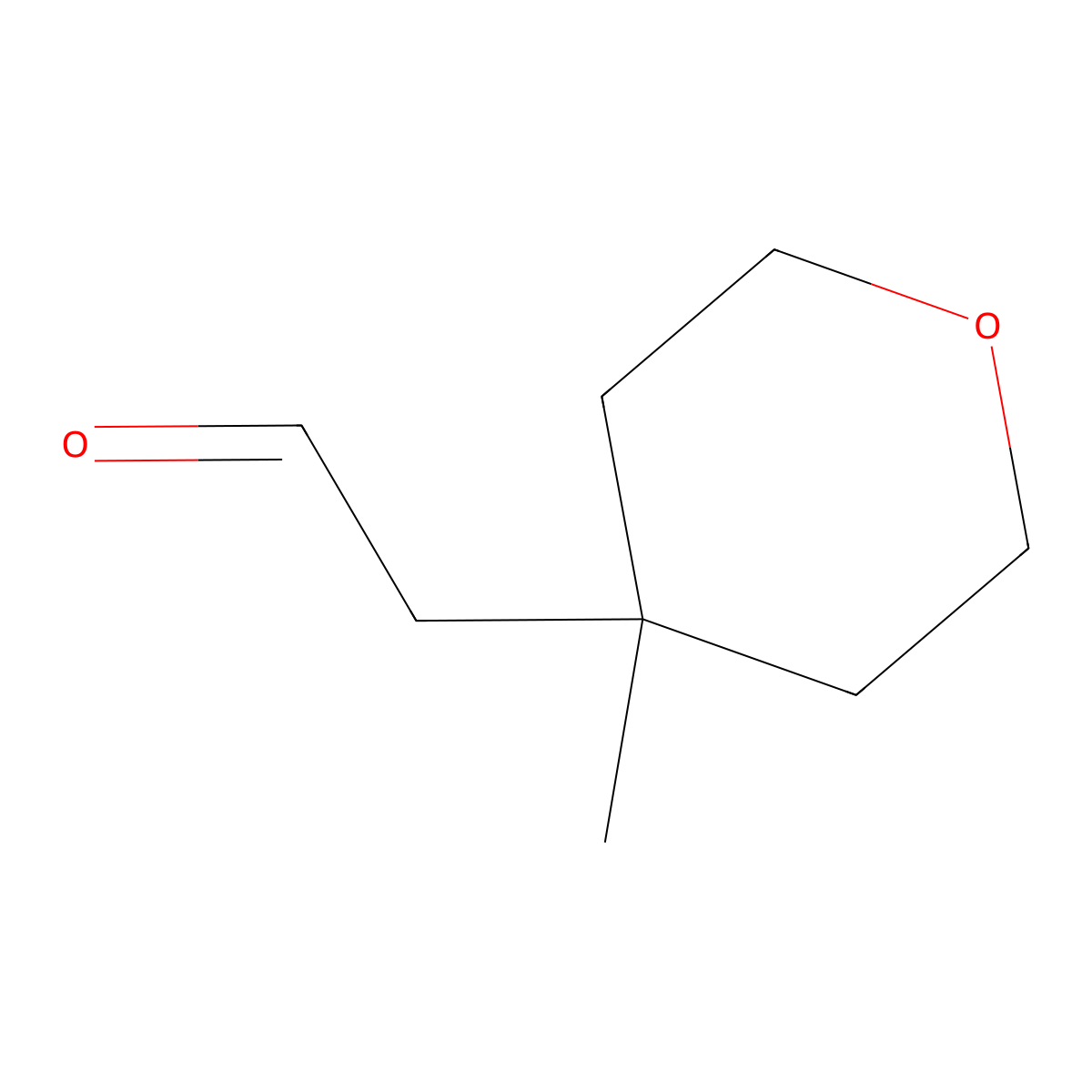 2-(4-Methyloxan-4-yl)acetaldehyde molecular structure, CAS 2002472-33-3