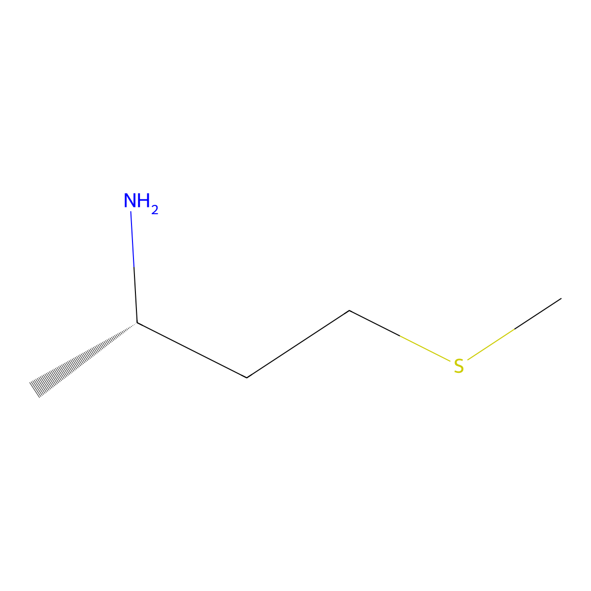 (2S)-4-(methylsulfanyl)butan-2-amine molecular structure, CAS 2002474-48-6