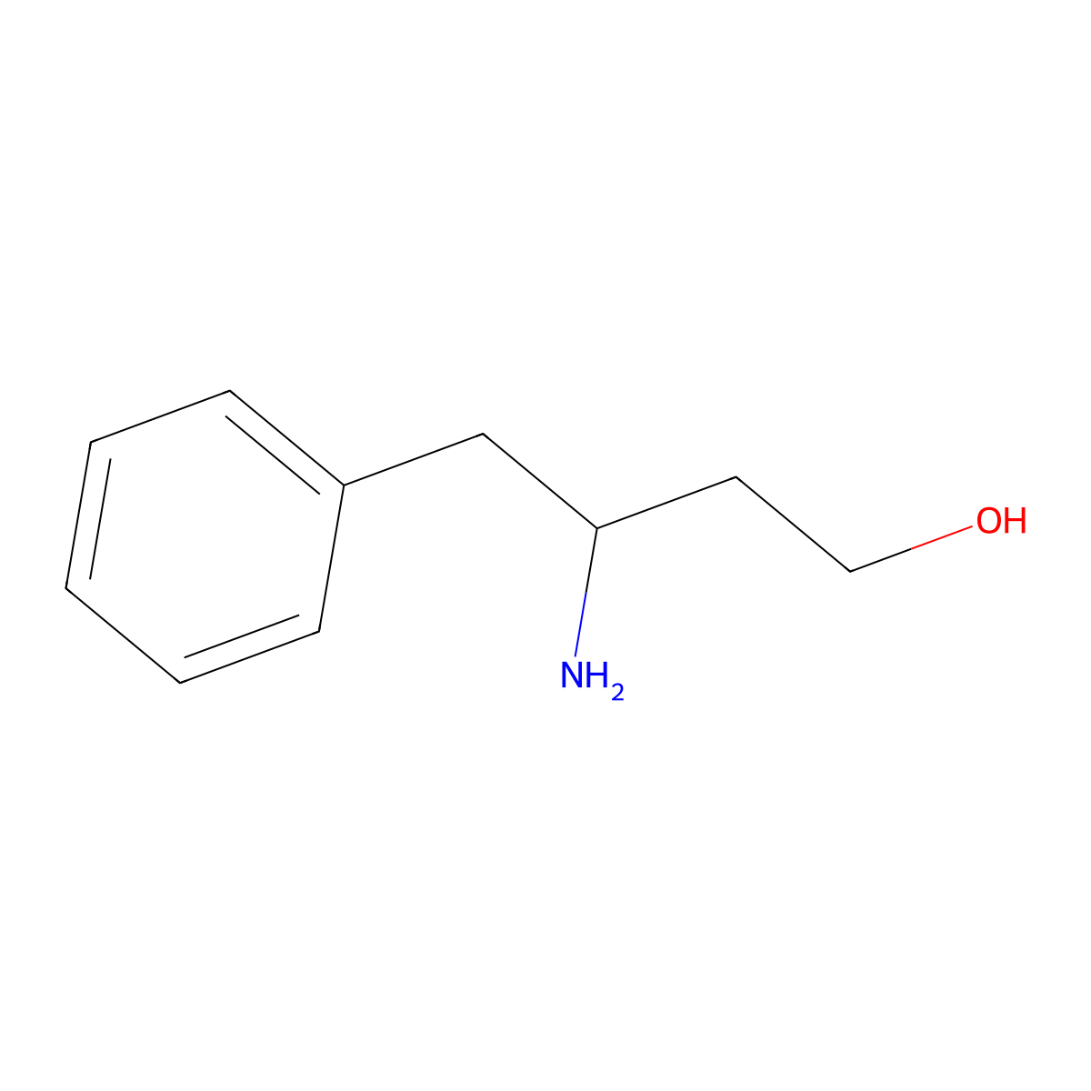 (S)-3-Amino-4-phenylbutan-1-ol molecular structure, CAS 200267-81-8