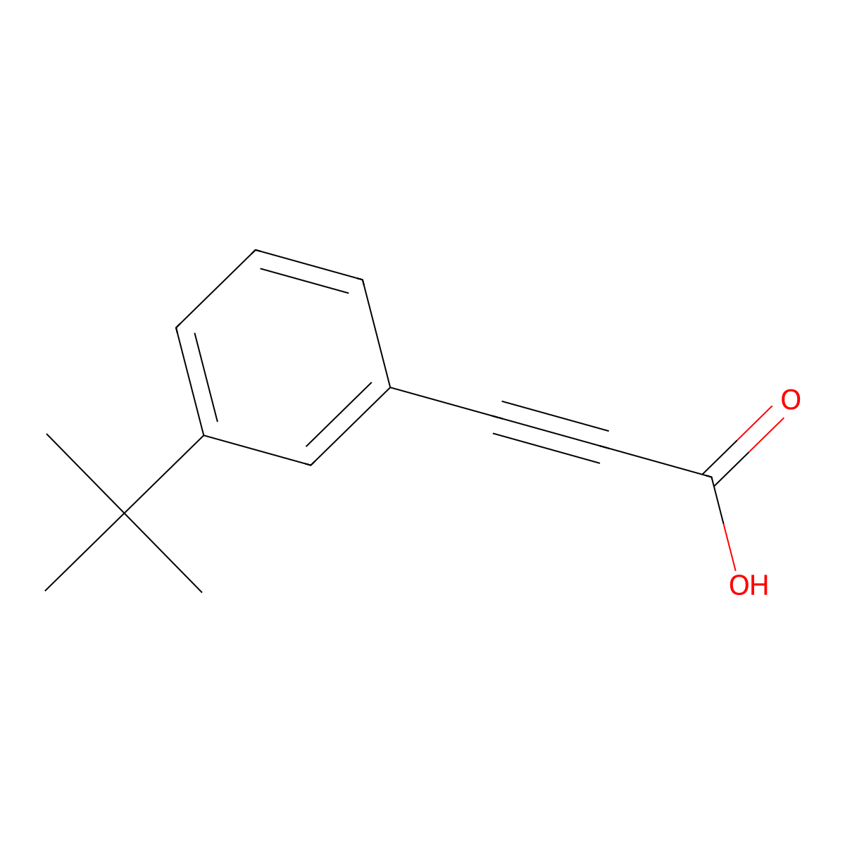 3-(3-(tert-Butyl)phenyl)propiolic acid molecular structure, CAS 2002680-59-1