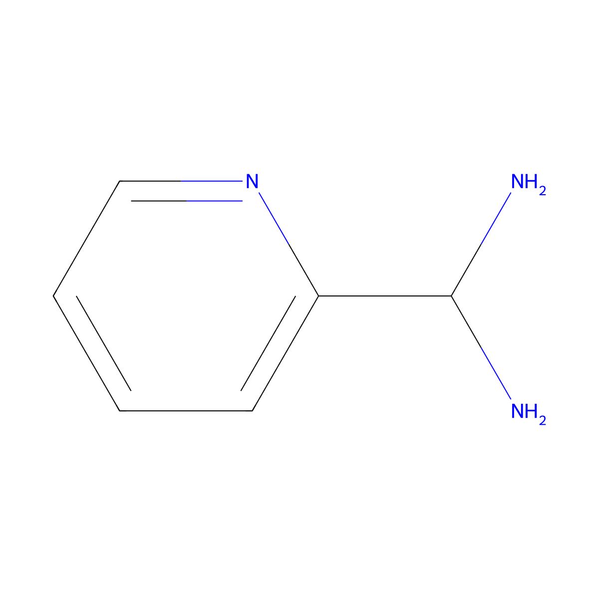 Pyridin-2-ylmethanediamine molecular structure, CAS 20027-68-3