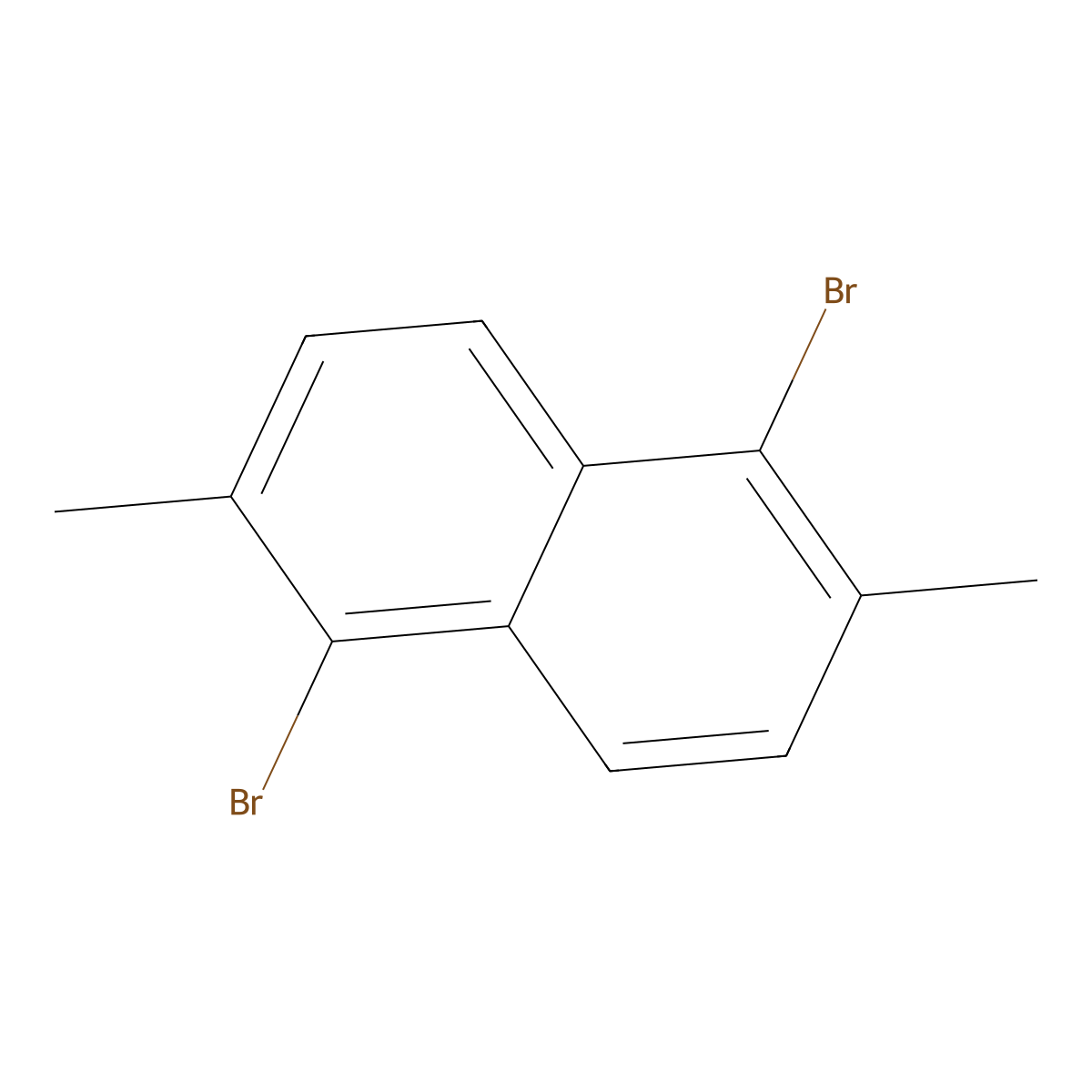 1,5-Dibromo-2,6-dimethylnaphthalene molecular structure, CAS 20027-95-6