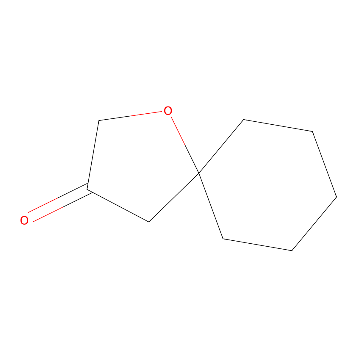 1-Oxaspiro[4.5]decan-3-one molecular structure, CAS 20028-28-8