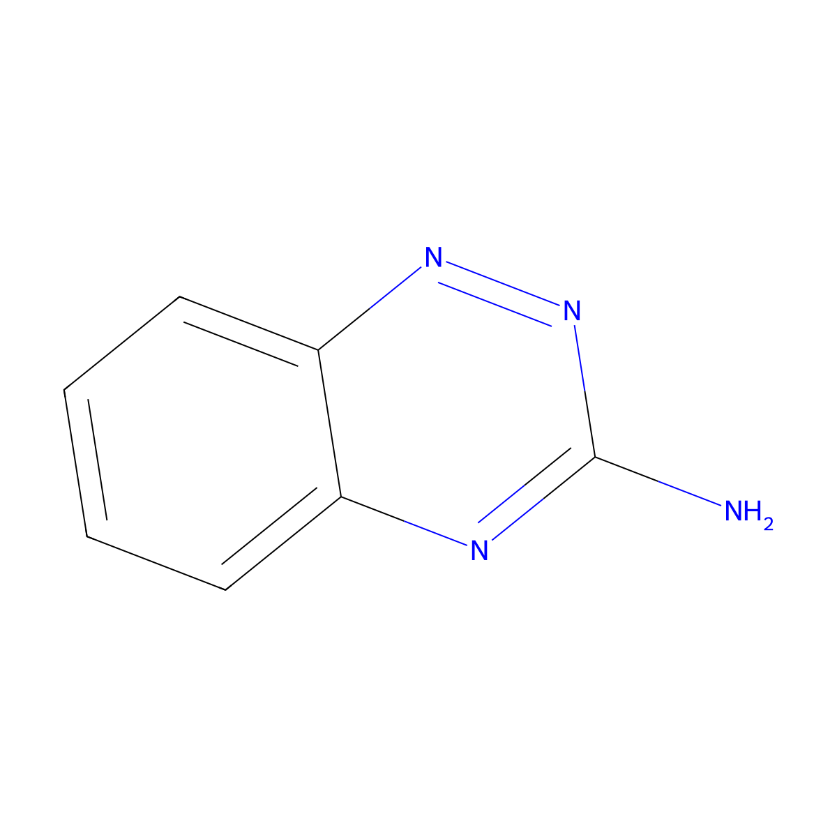 3-Amino-1,2,4-benzotriazine molecular structure, CAS 20028-80-2