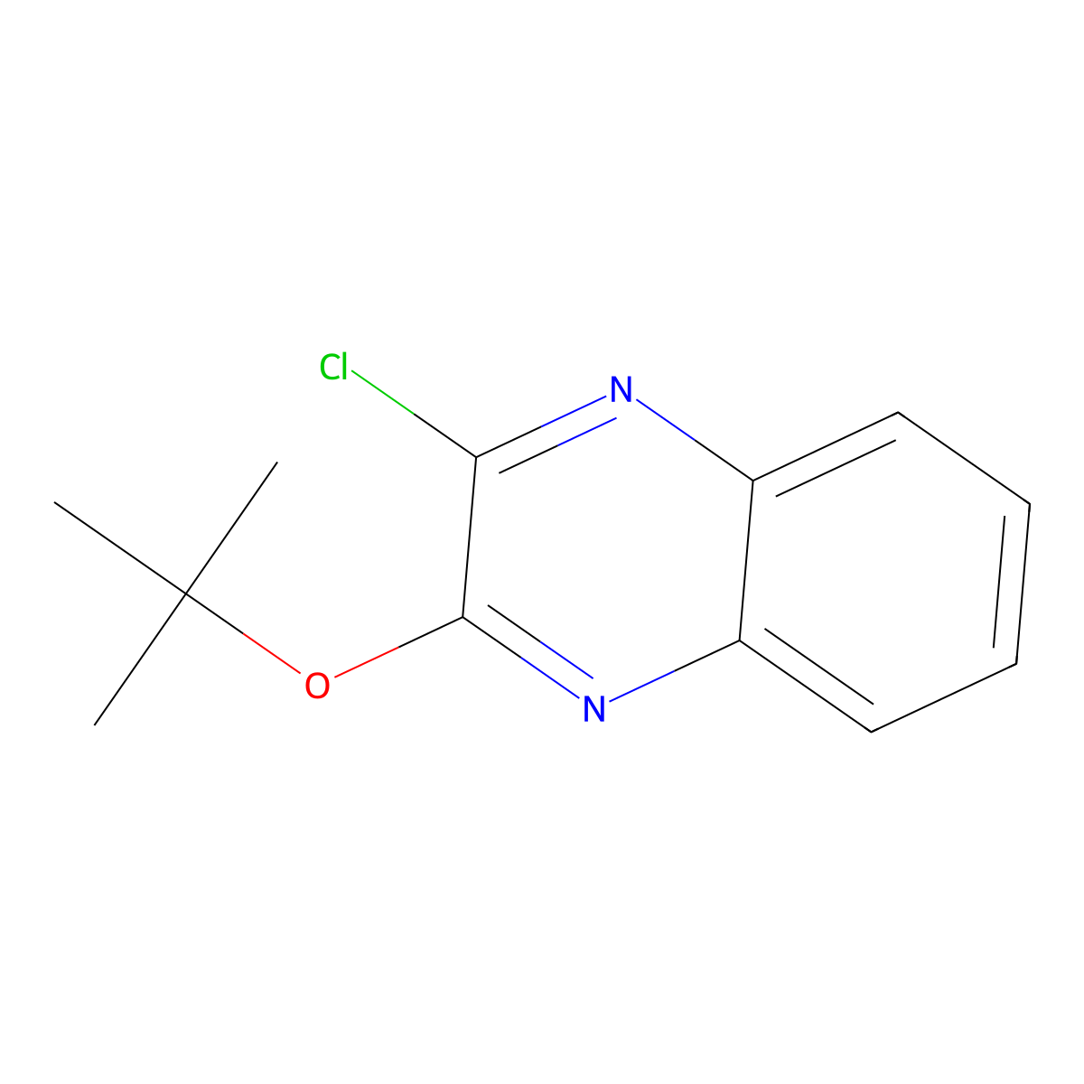 2-(tert-Butoxy)-3-chloroquinoxaline molecular structure, CAS 2002803-83-8