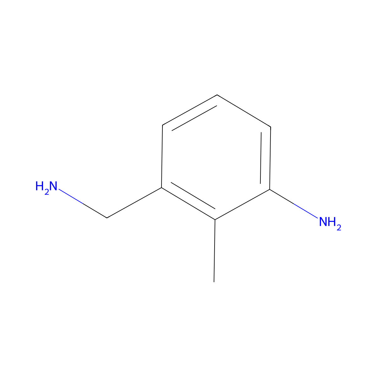 3-(Aminomethyl)-2-methylaniline molecular structure, CAS 200281-31-8