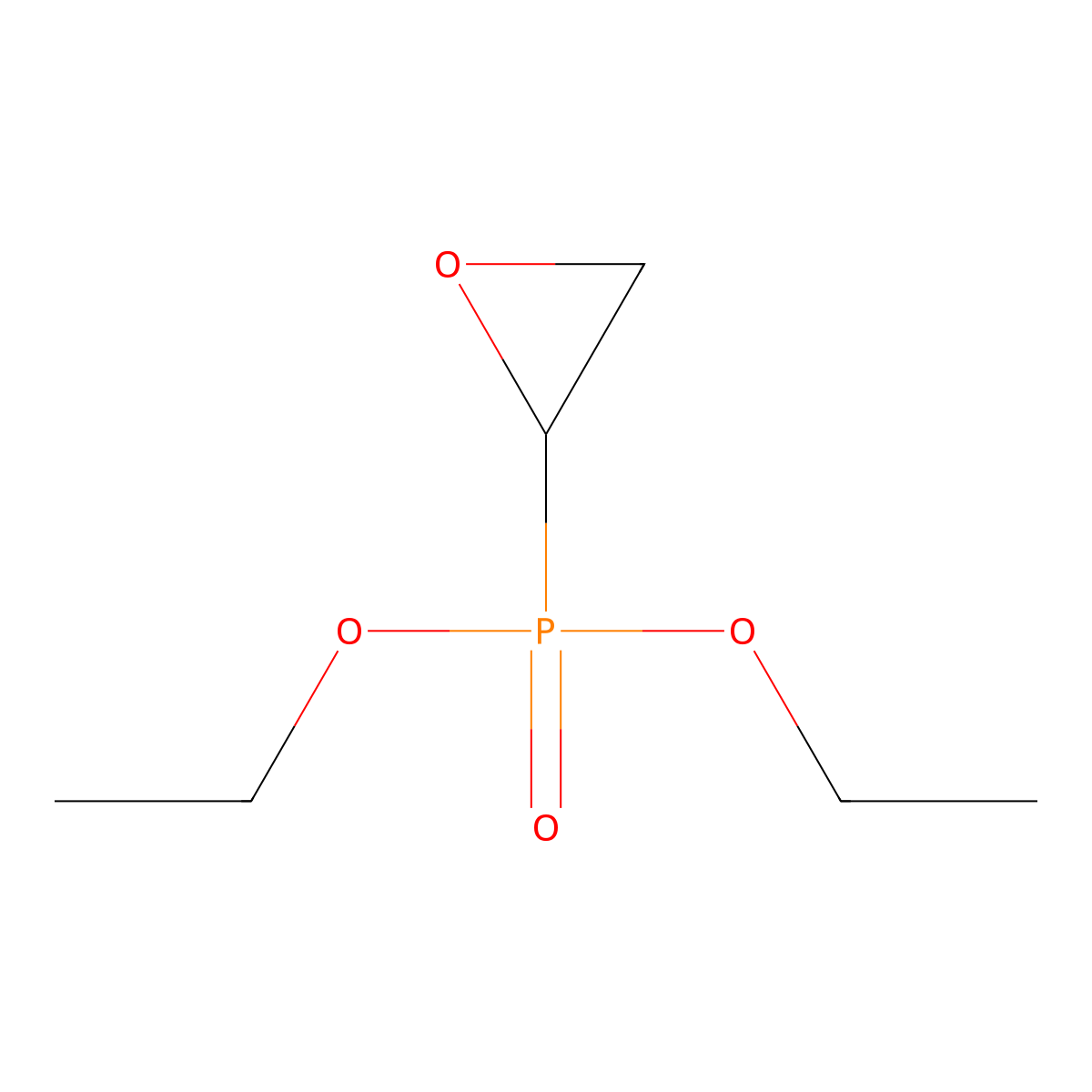 Diethyl (oxiran-2-yl)phosphonate molecular structure, CAS 20030-44-8