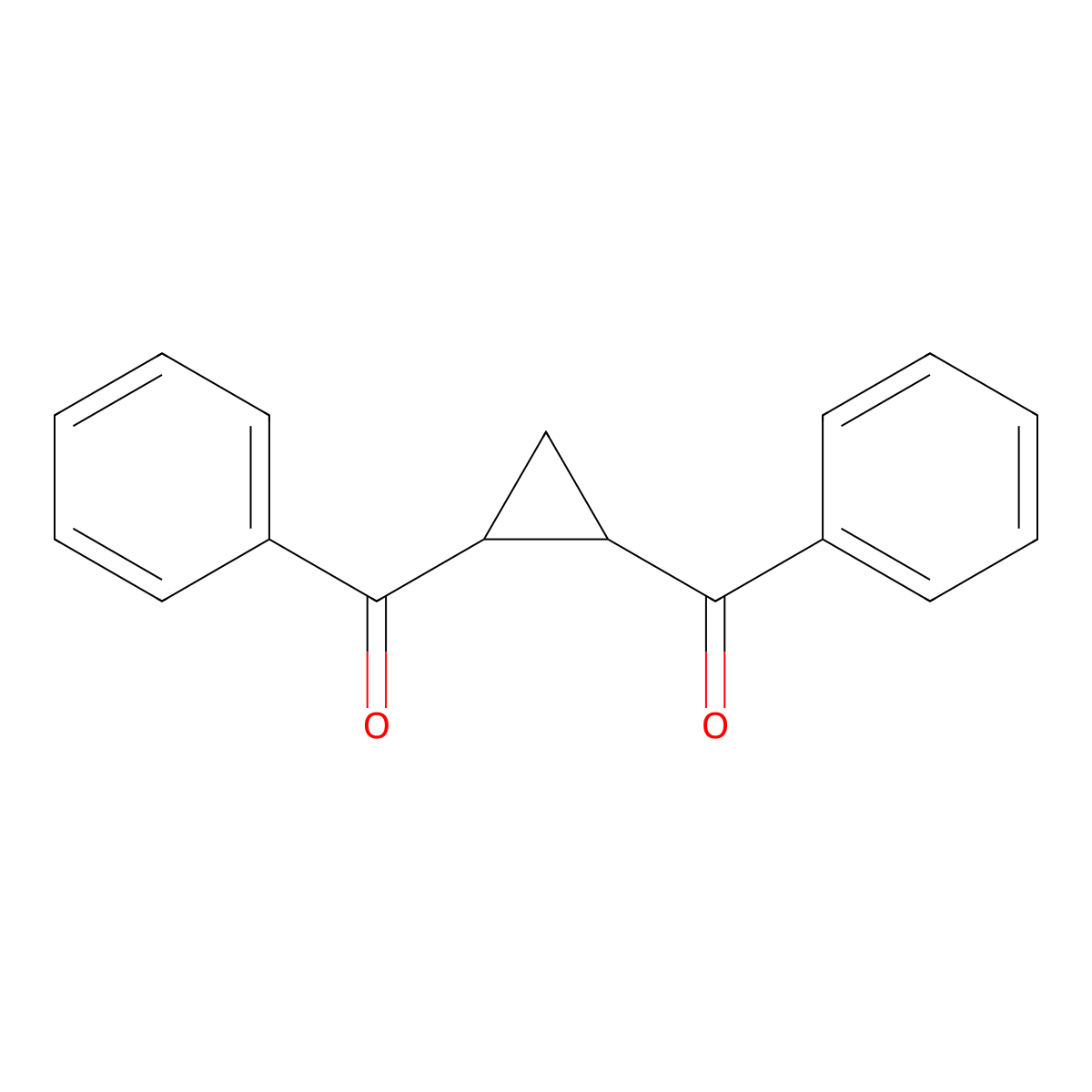 (Cyclopropane-1,2-diyl)bis(phenylmethanone) molecular structure, CAS 20030-69-7
