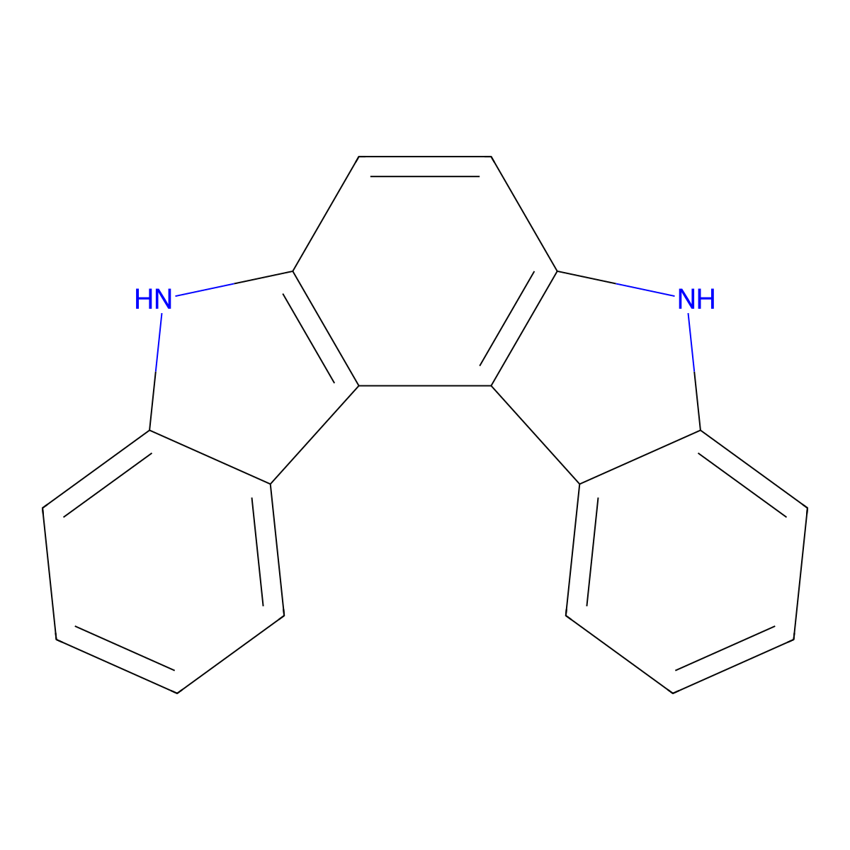 5,8-Dihydroindolo[2,3-c]carbazole molecular structure, CAS 200339-30-6