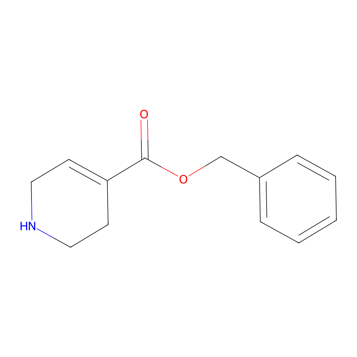 Benzyl 1,2,3,6-tetrahydropyridine-4-carboxylate molecular structure, CAS 2003402-32-0