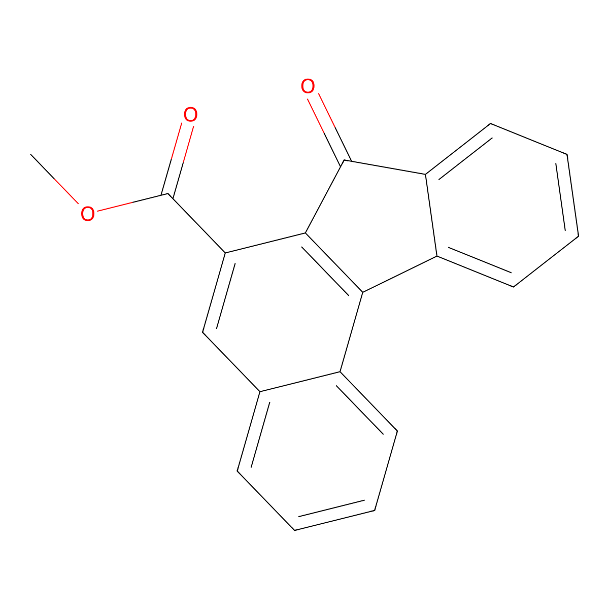 Methyl 7-oxo-7H-benzo(C)fluorene-6-carboxylate molecular structure, CAS 200348-34-1