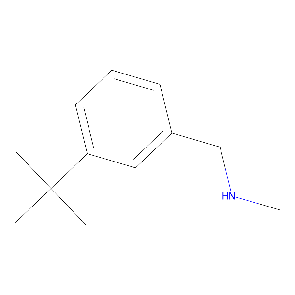 [(3-Tert-butylphenyl)methyl](methyl)amine molecular structure, CAS 2003577-46-4