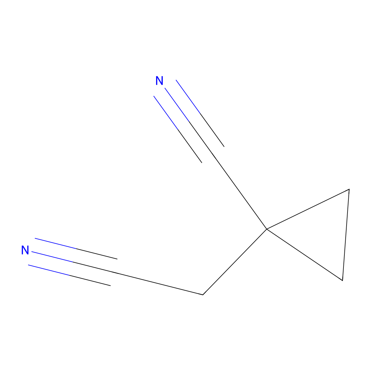 1-(Cyanomethyl)cyclopropanecarbonitrile molecular structure, CAS 2003610-01-1