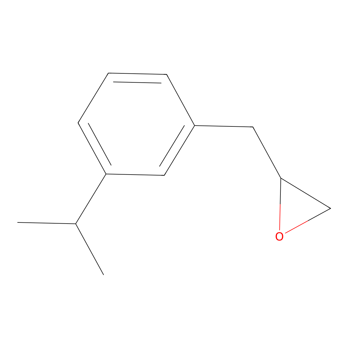 2-{[3-(Propan-2-yl)phenyl]methyl}oxirane molecular structure, CAS 2003943-59-5