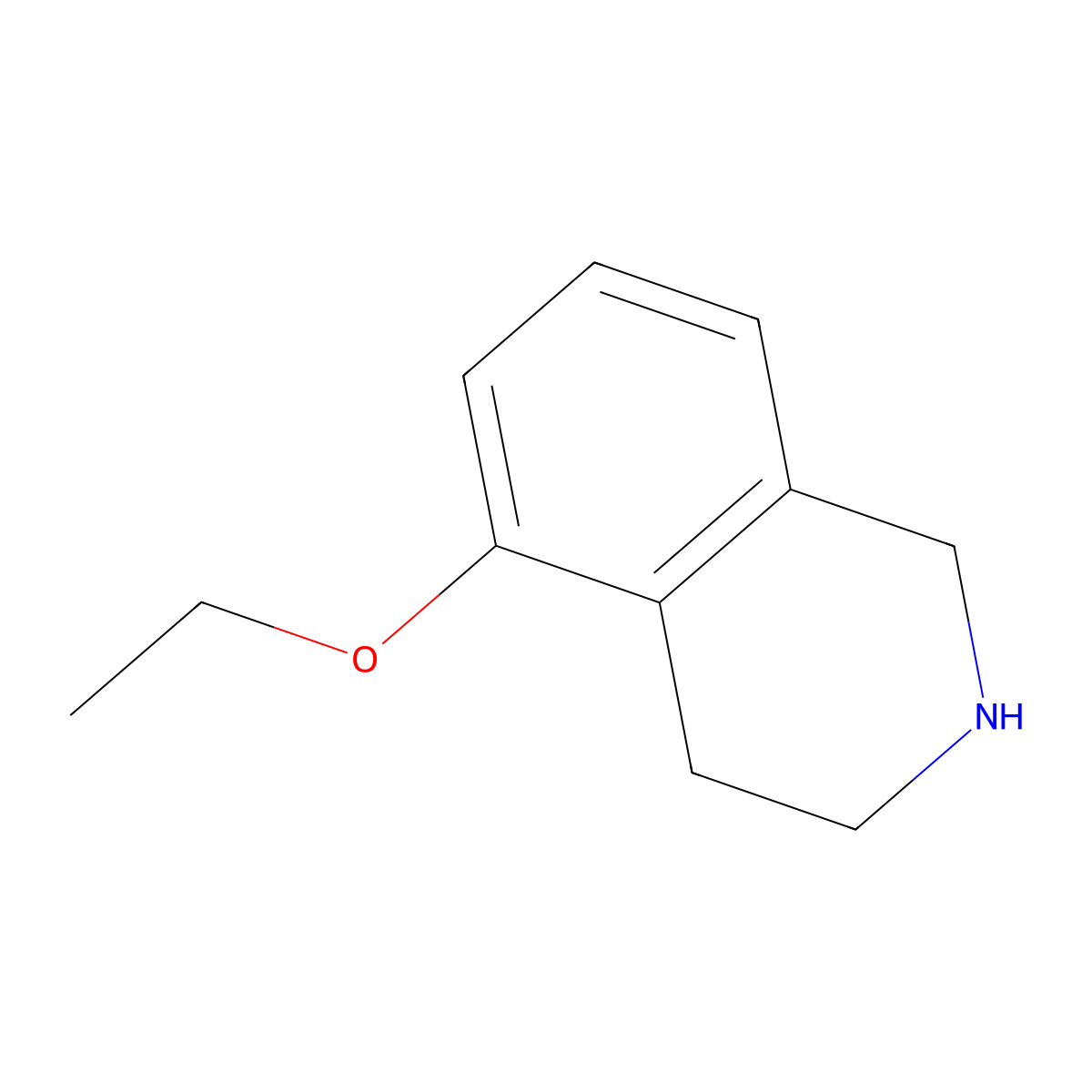 5-Ethoxy-1,2,3,4-tetrahydroisoquinoline molecular structure, CAS 200396-55-0