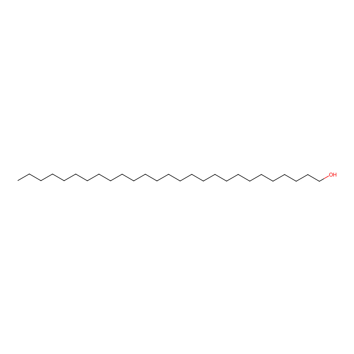 1-Heptacosanol molecular structure, CAS 2004-39-9