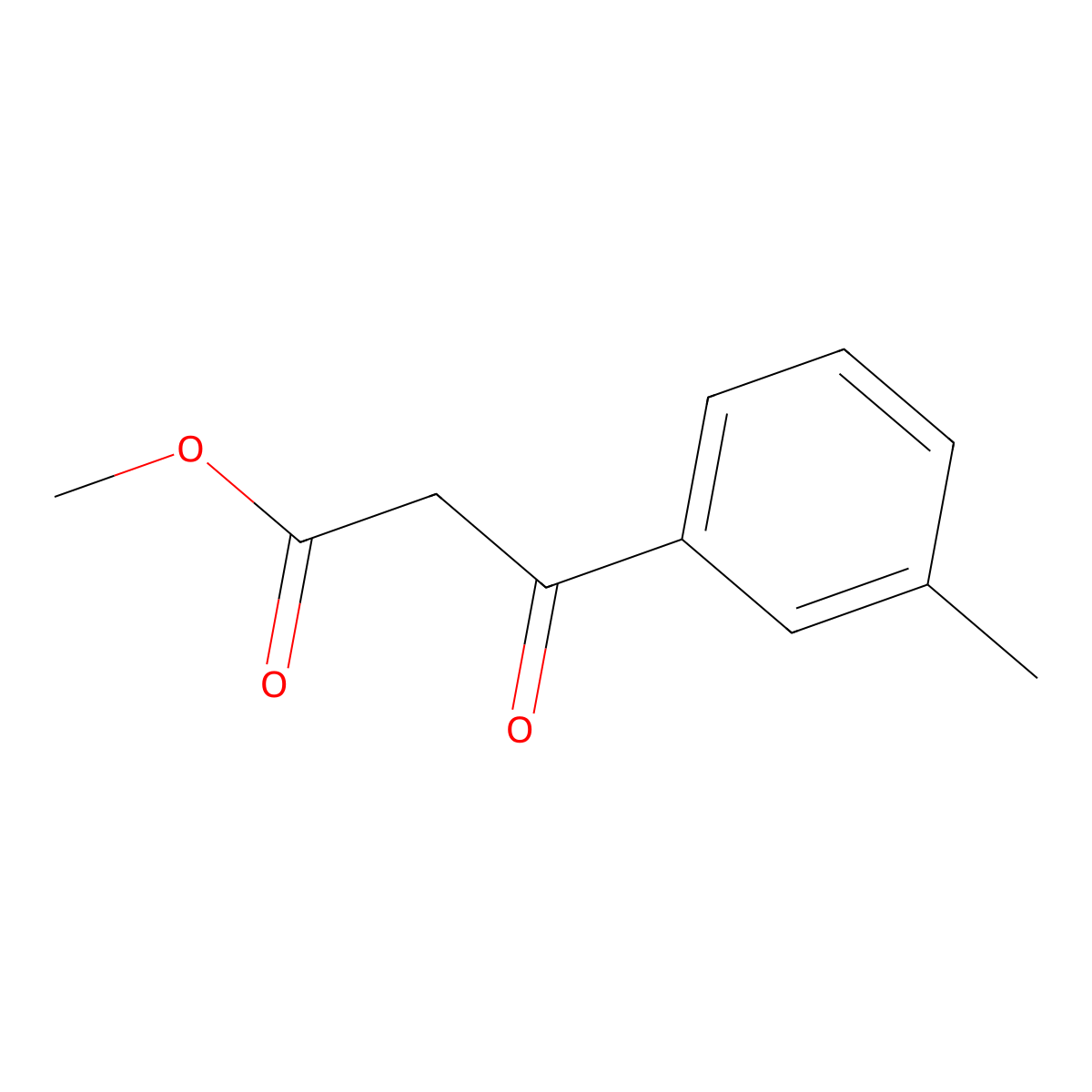 3-Oxo-3-m-tolyl-propionic acid methyl ester molecular structure, CAS 200404-35-9