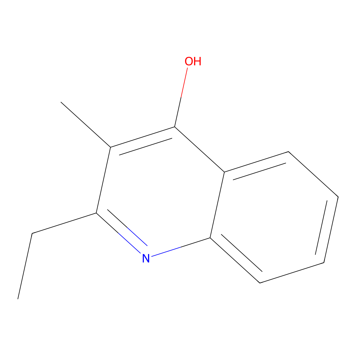 2-Ethyl-3-methylquinolin-4-ol molecular structure, CAS 200405-80-7