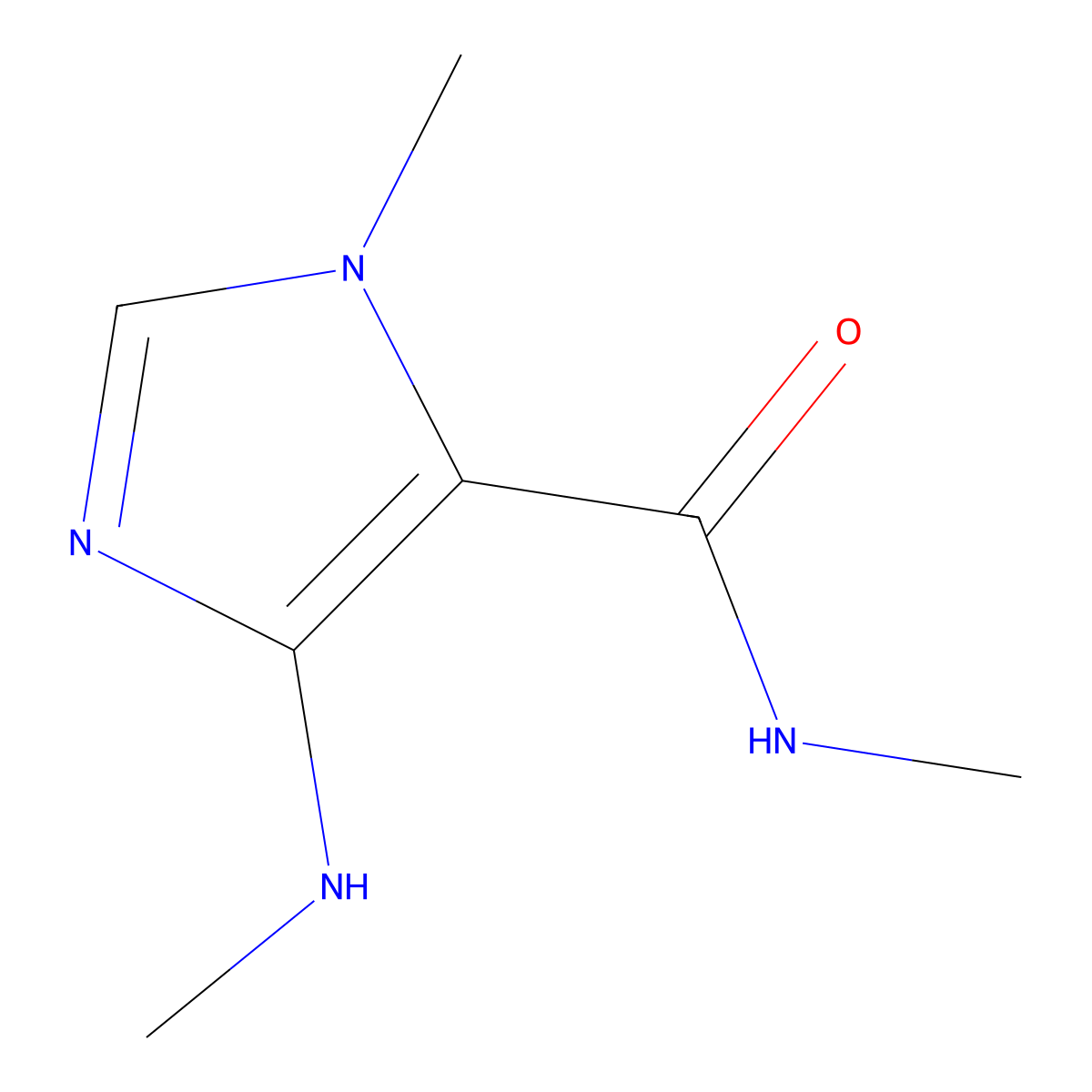 Caffeidine molecular structure, CAS 20041-90-1