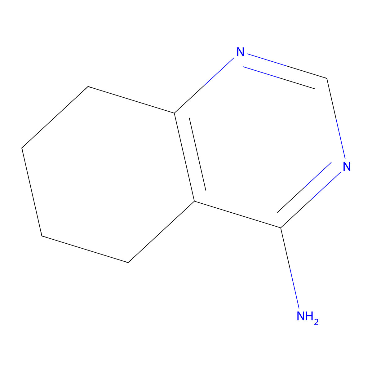 5,6,7,8-Tetrahydroquinazolin-4-amine molecular structure, CAS 200412-97-1