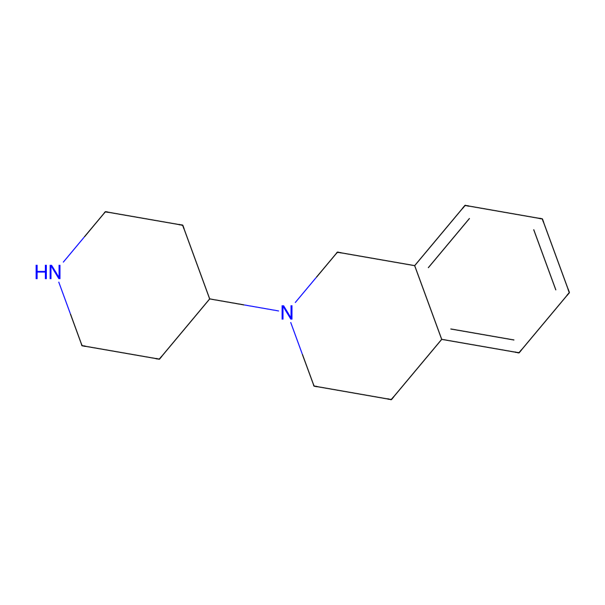 2-(Piperidin-4-yl)-1,2,3,4-tetrahydroisoquinoline molecular structure, CAS 200413-62-3