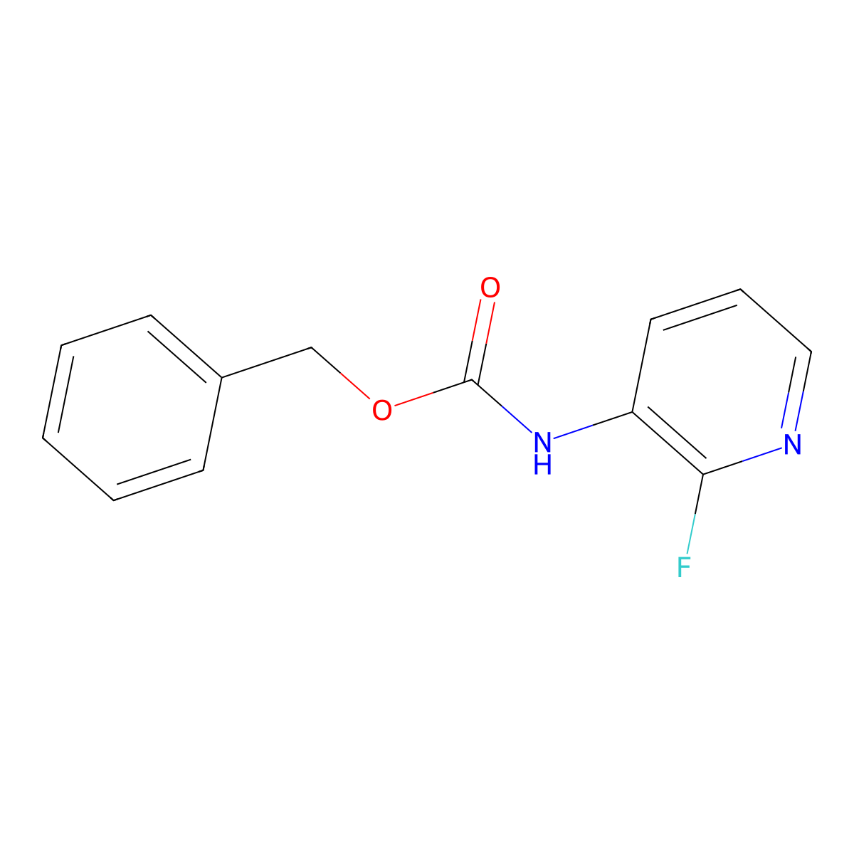 benzyl N-(2-fluoropyridin-3-yl)carbamate molecular structure, CAS 2004235-26-9