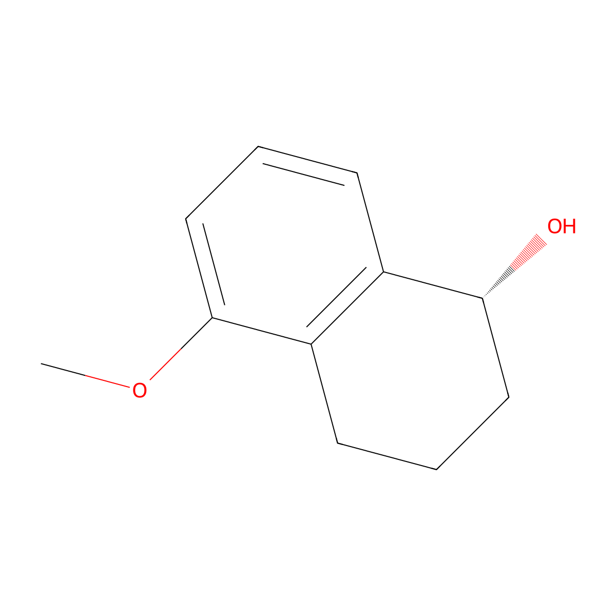 (R)-5-Methoxy-1,2,3,4-tetrahydronaphthalen-1-ol molecular structure, CAS 200425-71-4
